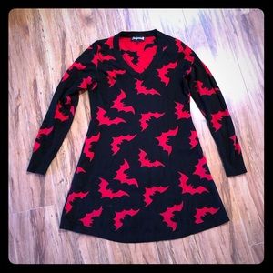 Bat Sweater Dress Tunic 